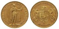 10 koron 1910, Kremnica, złoto 3.39 g