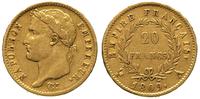 20 franków 1809/A, Paryż, złoto 6.39 g