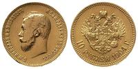10 rubli 1904, złoto 8.59 g, Kazakow 281