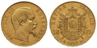 50 franków 1857/A, Paryż, złoto 16.10 g, Friedbe