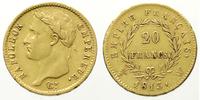 20 franków 1813/W, Lille, złoto 6.42 g, Friedber