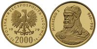 2.000 złotych 1979, Mieszko I, złoto 8.03 g, mon