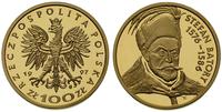 100 złotych 1997, Stefan Batory, złoto 8.02 g, m