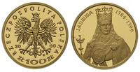 100 złotych 2000, Jadwiga, złoto 8.02 g, moneta 