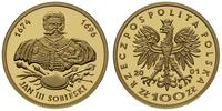 100 złotych 2001, Jan III Sobieski, złoto 8.03 g