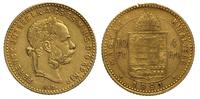 10 franków = 4 forinty 1891, Kremnica, złoto 3,2
