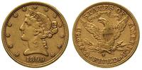 5 dolarów 1899 / S, San Francisco, złoto 8.32 g