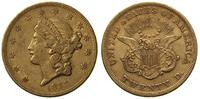 20 dolarów 1852, Filadelfia, złoto 33.34 g, star