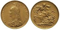 1 funt 1892, złoto 7.95, Krause 767