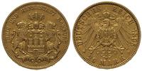20 marek 1895, Hamburg, złoto 7.95 g