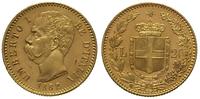 20 lirów 1882 / R, złoto 6.45 g, Fr. 21