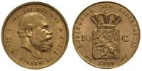 10 guldenów 1879, złoto 6.71 g, Fr. 342