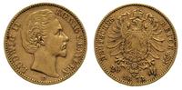 20 marek 1873, Monachium, złoto 7.93 g, Jaeger 1