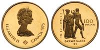 100 dolarów 1976, złoto próby "916", 16.95 g
