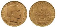5 peso 1930, złoto 8.46 g, Friedberg 6