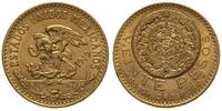 20 pesos 1919, Mexico City, złoto 16.68 g, Fried