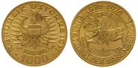 100 szylingów 1976, Wiedeń, złoto 13.51 g, Fried