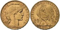 20 franków 1906, Paryż, złoto 6.44