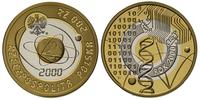 200 złotych 2000, złoto i srebro 13.61 g, moneta