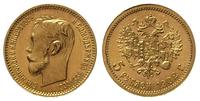 5 rubli 1902, Petersburg, złoto 4.29 g