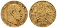 10 marek 1872 / C, Frankfurt, złoto 3.92 g, Jaeg