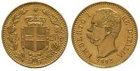 20 lirów 1882, Rzym, złoto 6.44 g