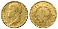 20 franków 1810/A, Paryż, złoto 6.43 g, Gadoury 