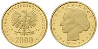 2.000 złotych 1977, Fryderyk Chopin, złoto 8.02 