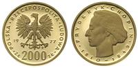 2.000 złotych 1977, Fryderyk Chopin, złoto 8.04 