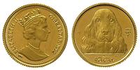1/25 royal 1992, Głowa psa, złoto próby "999" 1.