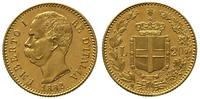 20 lirów 1882 / R, Rzym, złoto 6.44 g, Fr. 21