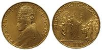 100 lirów 1950, złoto 5.20 g, KM 289