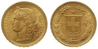 20 franków 1886, złoto 6.45 g, Fr. 495