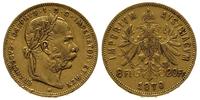 8 florenów = 20 franków 1870, Wiedeń, złoto 6.41