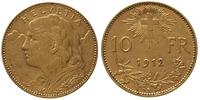 10 franków 1912, złoto 3.22 g, Fr. 504