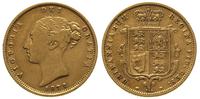 1/2 funta 1872, złoto 3.92 g, Fr. 389f