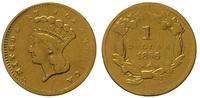 1 dolar 1856, Filadelfia, złoto 1.60 g