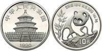 10 yuanów 1990, PANDA, srebro 31.31g, wybita ste