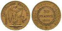 20 franków 1848/A, Paryż, złoto 6.42 g, Friedber