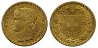 20 franków 1883, typ Helvetia, złoto 6.44 g, Fr.