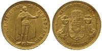 10 koron 1907 / KB, Kremnica, złoto 3.37 g, Fr. 