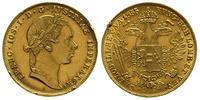 dukat 1855/A, Wiedeń, złoto 3.46 g, udzkodzony r