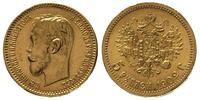5 rubli 1902/AP, złoto 4.29 g, Kazakov 252