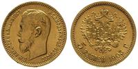 5 rubli 1903/AP, złoto 4.29 g, Kazakov 268