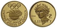 5 dolarów 1988, Moneta Olimpijska zaprojektowana
