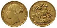 funt 1880/M, Melbourne, złoto "916" 7.90 g, Fr. 
