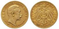 10 marek 1890/A, Berlin, złoto 3.93 g