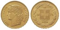 20 franków 1826, typ Helvetia, złoto 6.44 g, Fr.