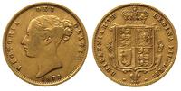 1/2 funta 1872, złoto 3.93 g, Fr. 389f