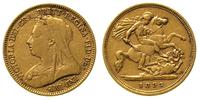 1/2 funta 1893, złoto 3.95 g, Fr. 393
